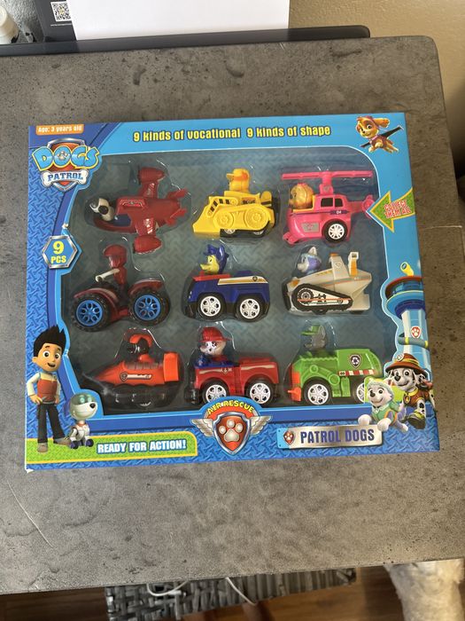 Samochody paw patrol