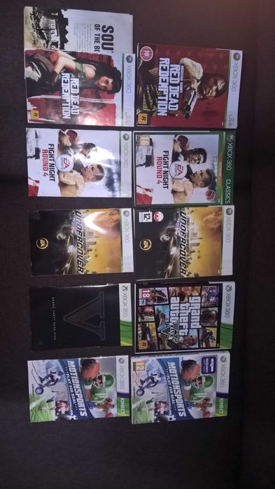 oryginalne okładki i instrukcje XBOX 360