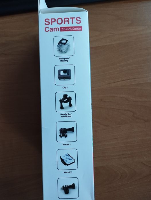 Kamera sportowa Full HD 1080p