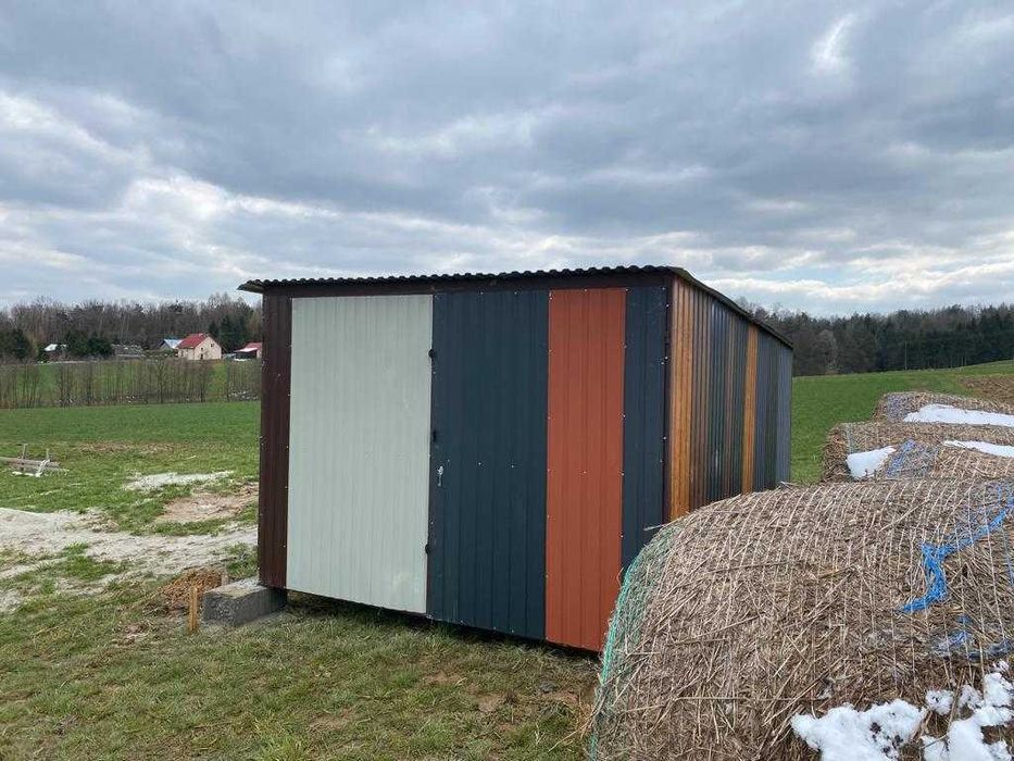 Blaszak, garaż blaszany na budowę 3x5 , gatunek, tanio