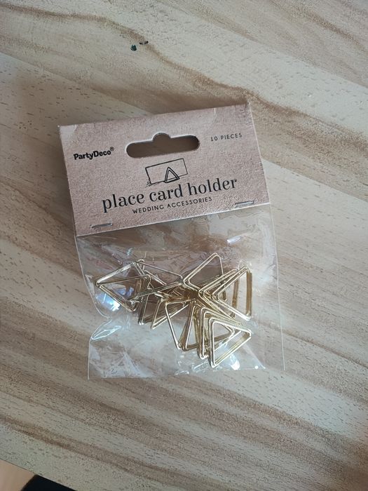 Stojaki na cenówki stoły weselne