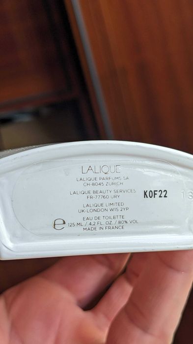 [FRANCE] Lalique Lalique White 125ml