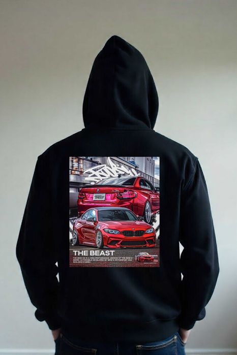 Męska Czarna Bluza M BMW M2 NFS | Rozmiary S-XL
