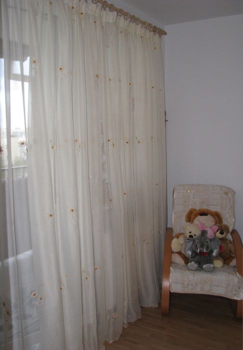 firana woal ecru 220x235 cm