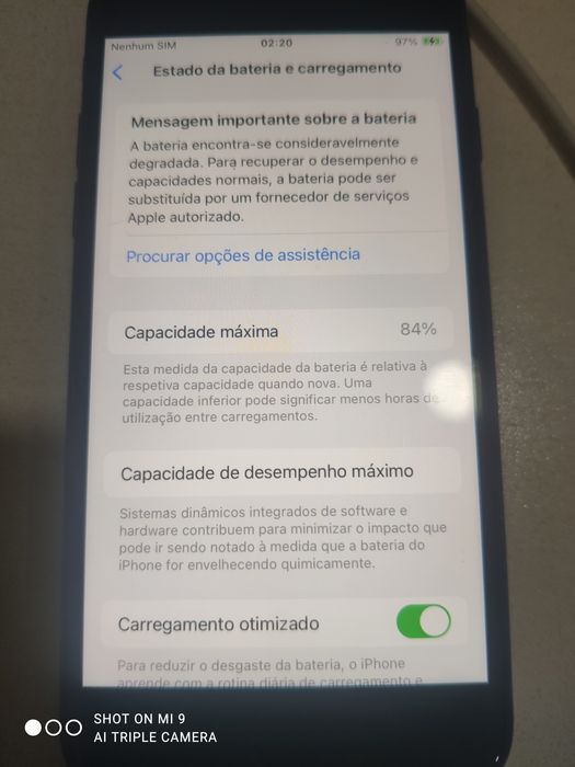 Lote 2 iPhones como novos