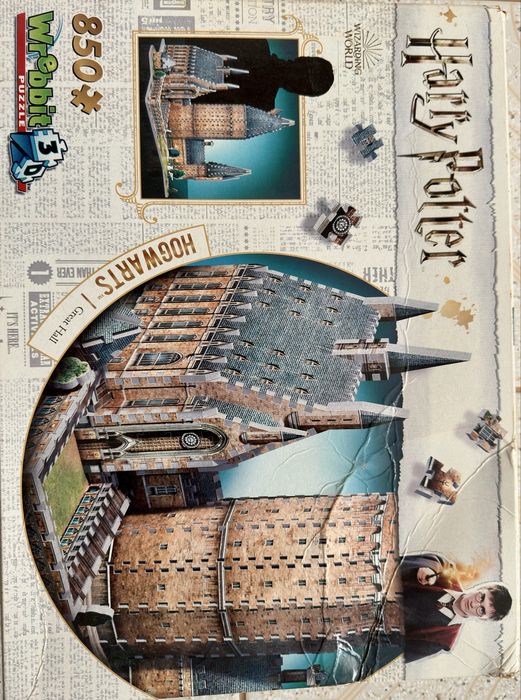 Puzzle 3D Wrebbit Harry Potter Great Hall Wielka Sala
