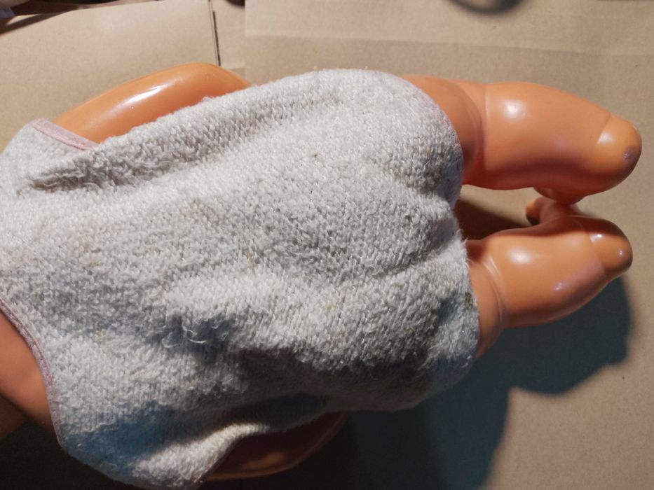 stara duża lalka prl