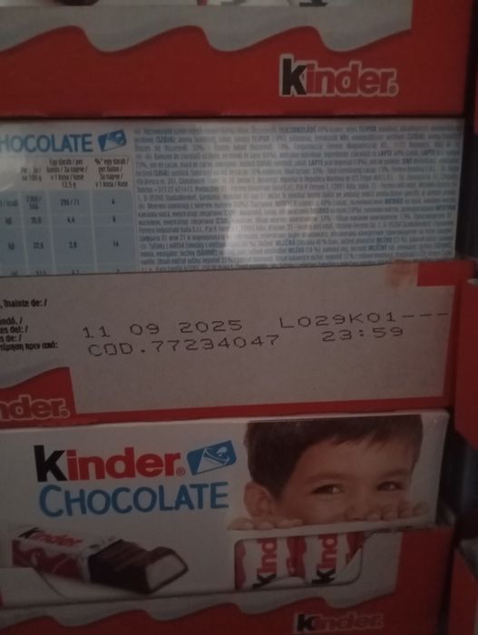 Кіндер шоколад т -4 (50гр) kinder chocolat T4*20*8