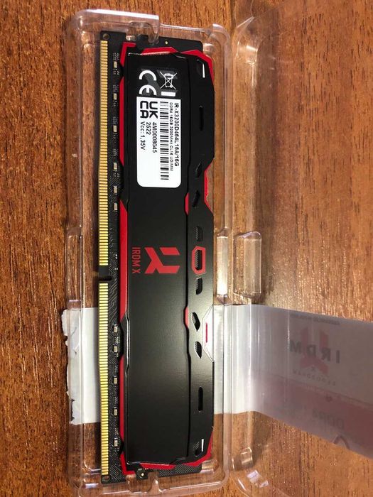 Модуль пам'яті GOODRAM IRDM X DDR4 3200MHz 16GB / Гарантiя до 21.08.28