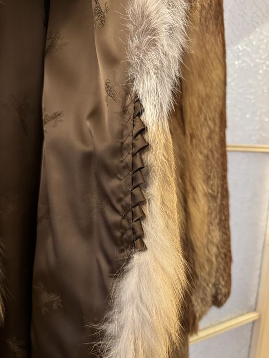 Futro z prawdziwego lisa Vintage