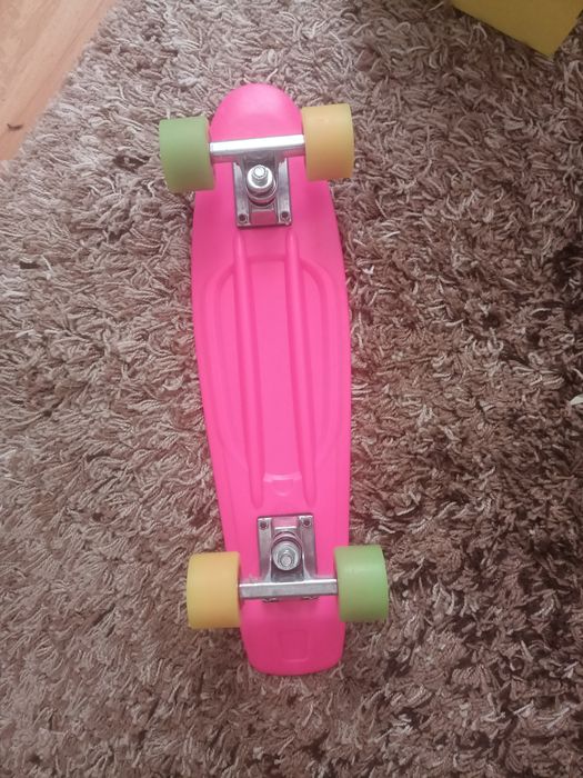 Скейт Amigo Penny Board 22 Розовый, пенні скейт борд