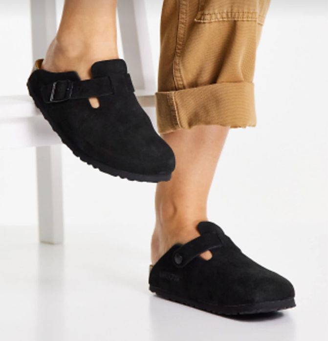 Акція!!! Чоловічі клоги Birkenstock Boston Black 44 розмір. Є гурт!