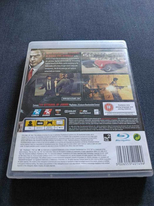 Mafia II – PS3 | Completo e testado | Muito bom estado