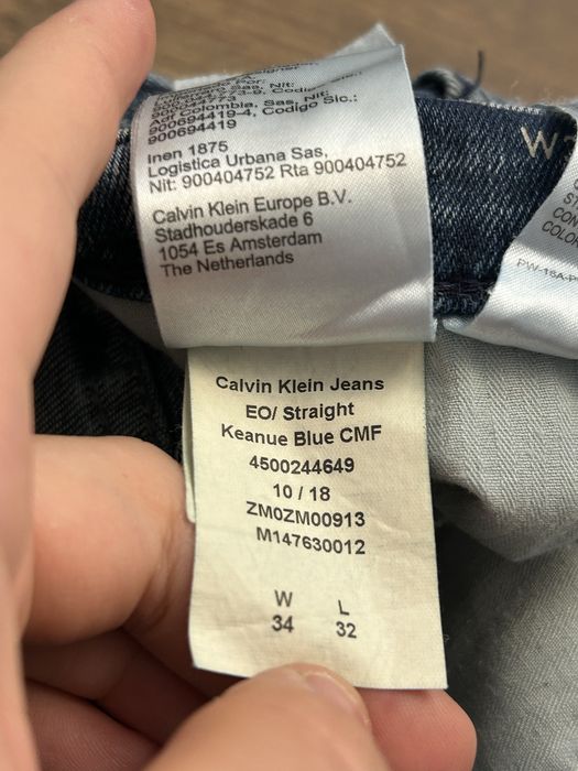 Jeansy calvin klein