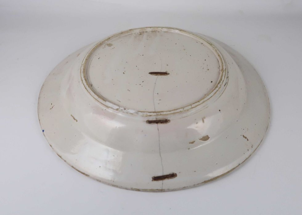 Grande prato em faiança Portuguesa Séc. XIX - 28 cm