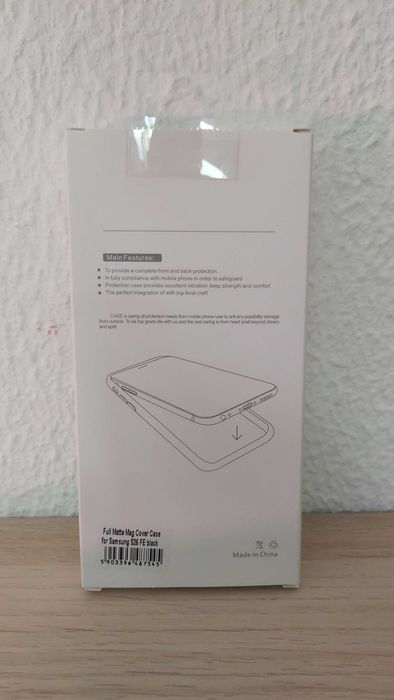 Capa Full Matte Mag para Samsung Galaxy S26 FE – Preta