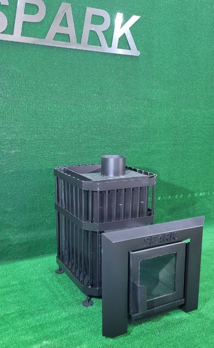 Піч для лазні, сауни, чан.