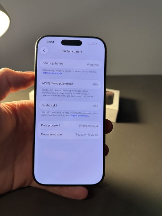 Iphone 16 pro 128gb 91%kondycji/stan bardzo dobry