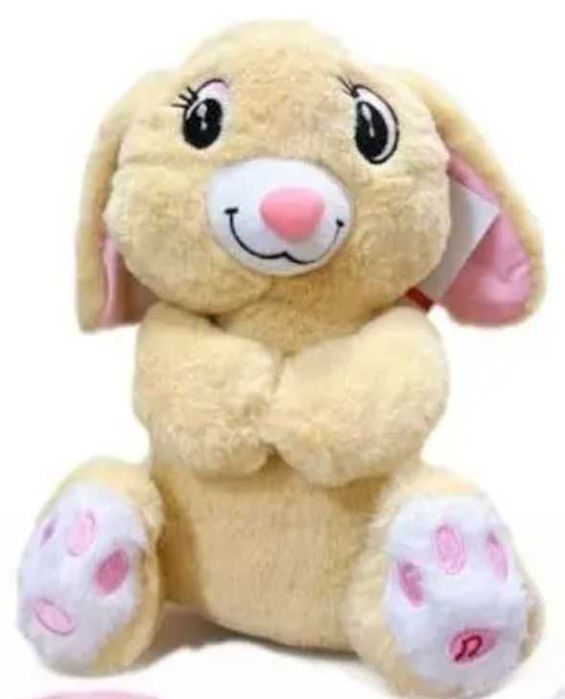 Nowy Królik szumiący oddychający miś maskotka uspokajający brązowy