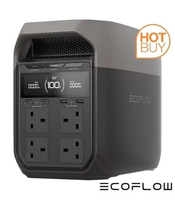 Портативна зарядна станція EcoFlow  1800-3600Вт