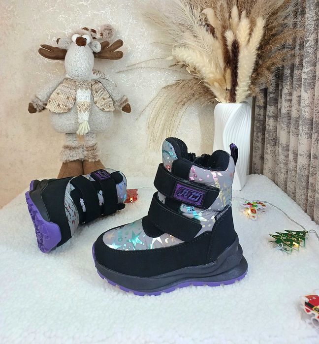 Дитячі зимові дутіки черевики Томм 28 29 30 31 32 для дівчинки чоботи