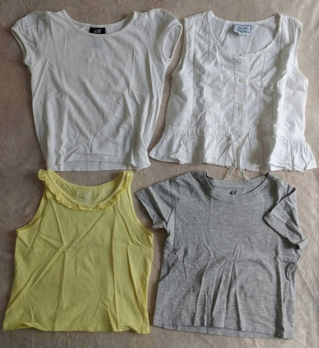 camisas, tops e t-shirts para menina de 2 a 3 anos. muito baratas!