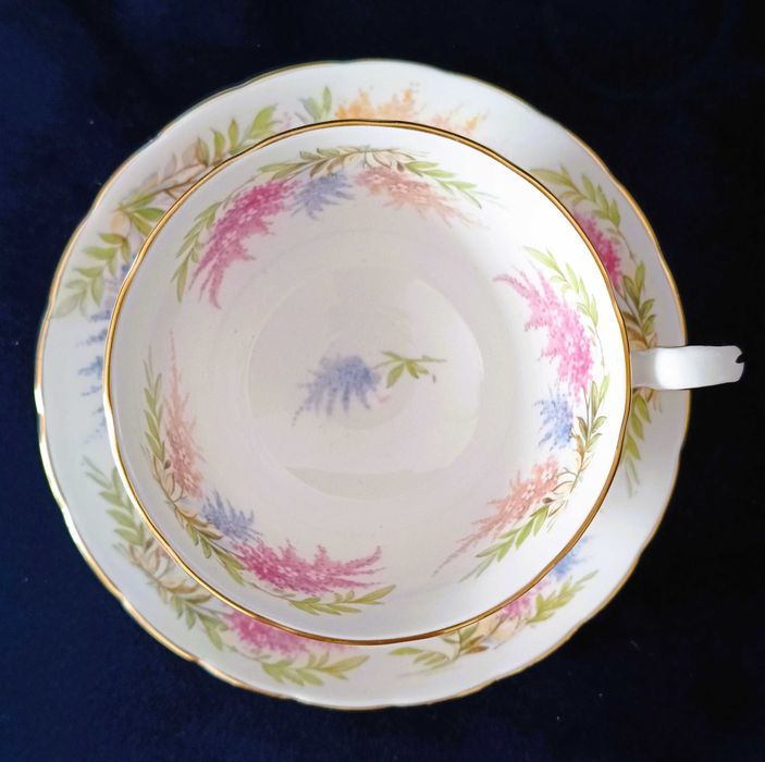 **DUO**filiżanka do herbaty porcelana Royal Chelsea 1945_1959