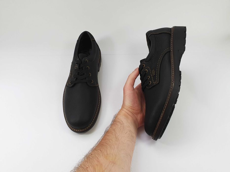 Мужские туфли на мембране Rieker 41 26.5 см 7 UK черные