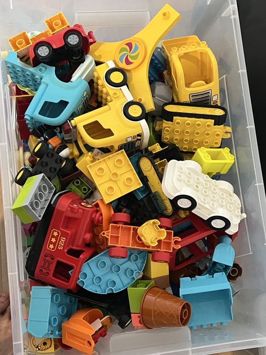 Klocki lego duplo - dwa duże pudła