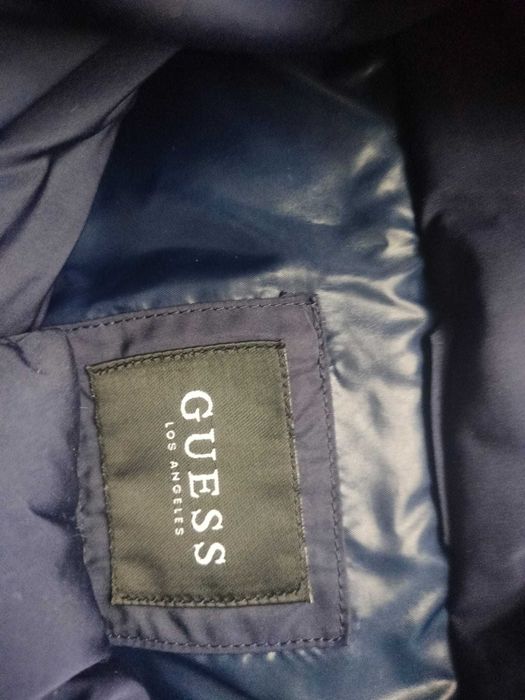 Kurtka puchowa Guess granatowa rozmiar 34