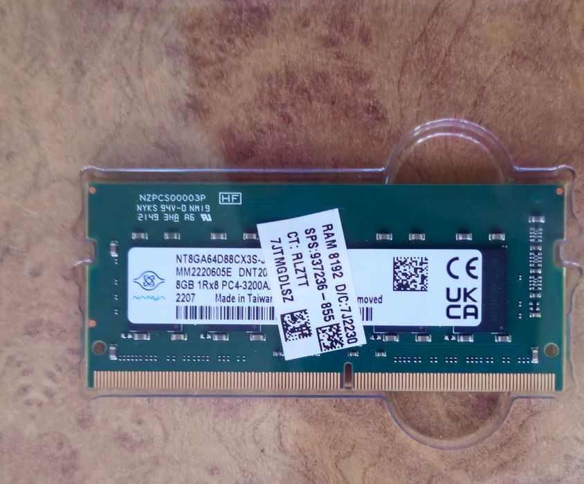 SODIMM DDR4 8 Gb 3200