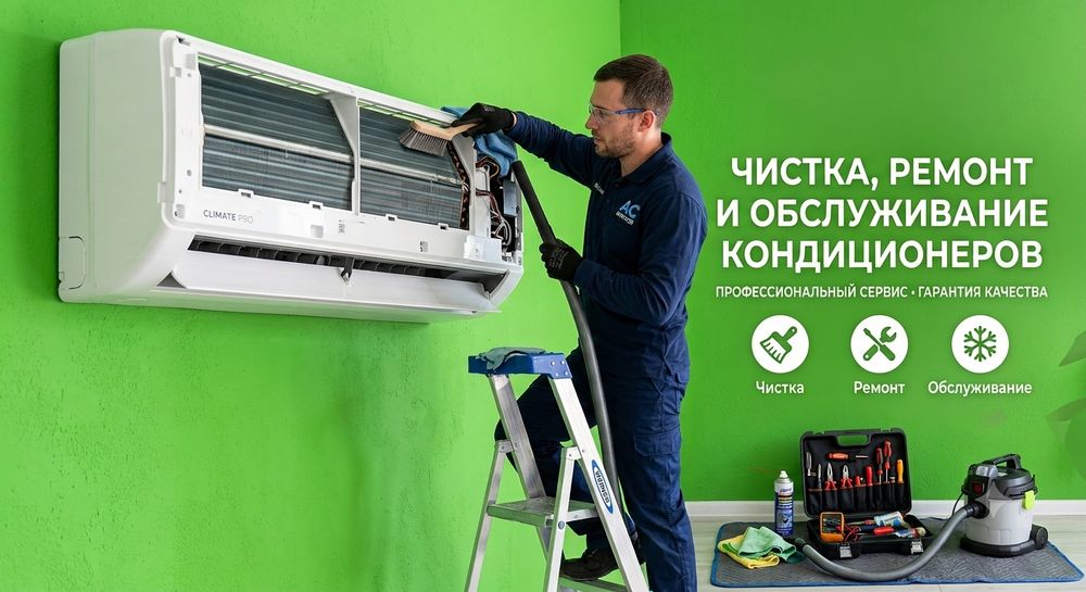 Чистка / Ремонт / Обслуживание кондиционеров