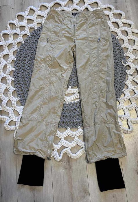 Marc Cain spodnie turystyczne sportowe beżowe r. S 36 trekkingowe