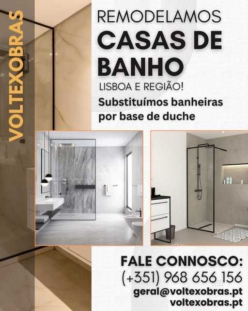 Remodelação geral de apartamentos, casas de banho e de cozinhas