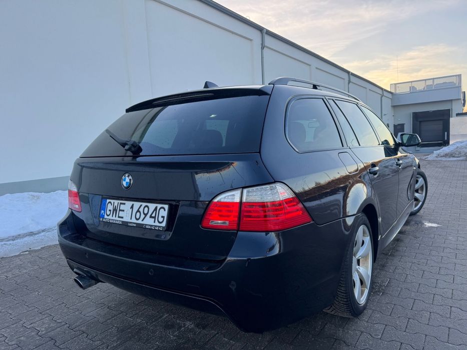 BMW E61 520D 177KM Automat M-PAKIET LIFTING Skóra Panorama Xenon