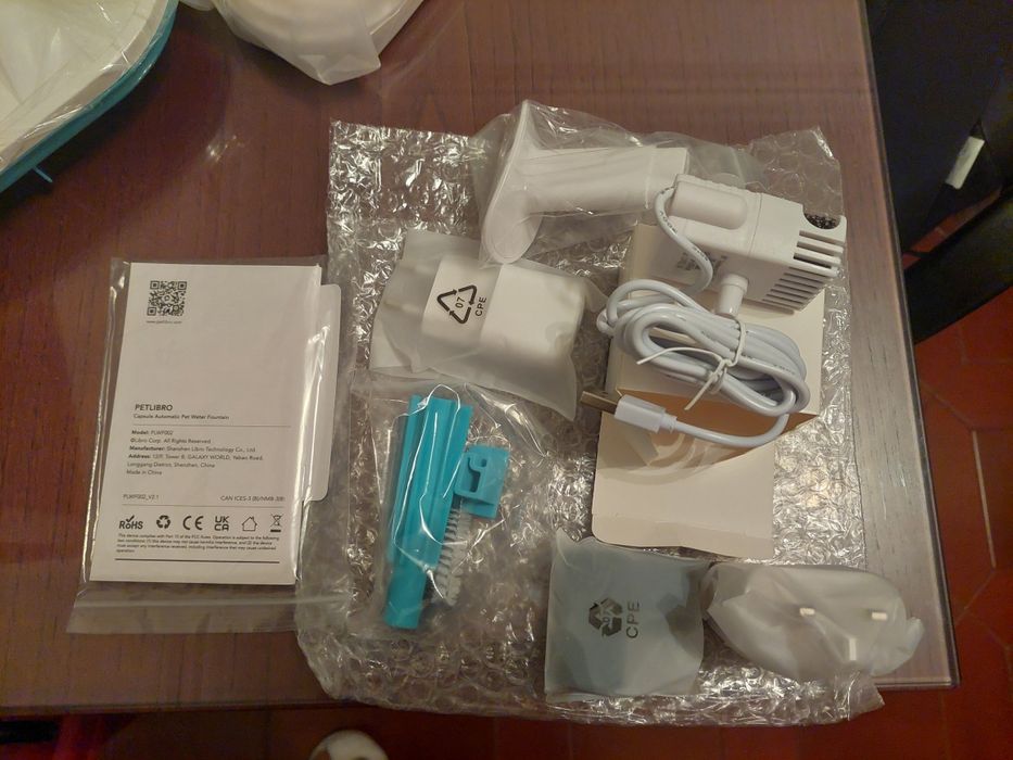 Fonte água com filtro para animais