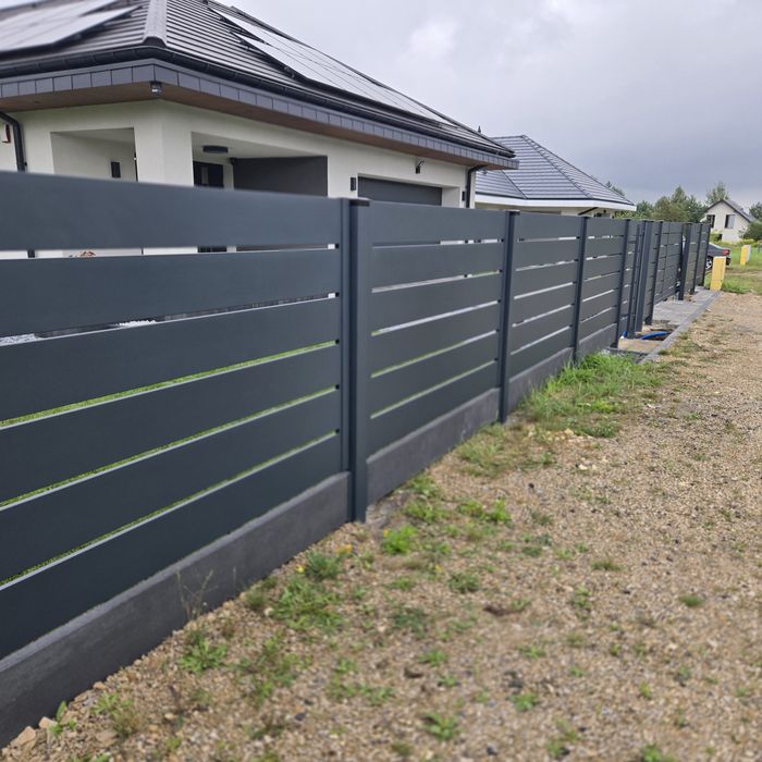 Ogrodzenie Nowoczesne Aluminiowe