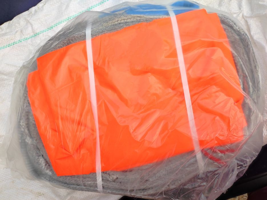 Буксировочный трос (6м) 60т для фур, тракторов, танка, тяжёлой техники