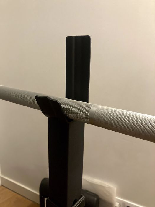 Suporte para barra de musculação (squat rack)