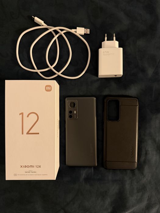 Xiaomi 12x 8/256gb, ładowarka 67w, etui spigen