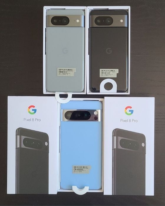 Google Pixel 8a, 8, 8pro 128/256, новые