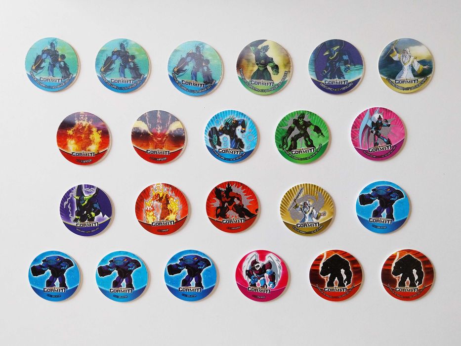 22 tazos (16 diferentes) GORMITI | Chipicao lote ou venda a vulso