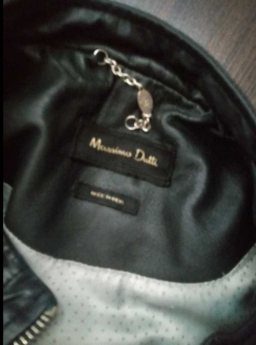 Skórzana kurtka Massimo Dutti
