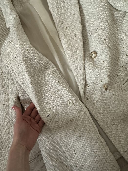 Твидовый пиджак женский