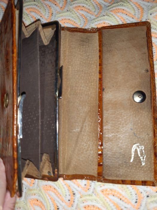 Кошельки кожаные (новые и винтаж) крокодил PIERRE CARDIN