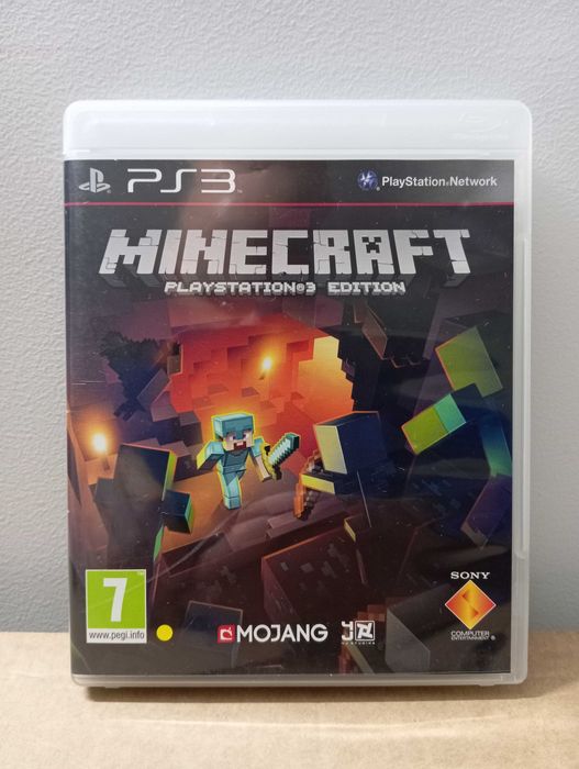 Minecraft PlayStation Edition, PS3 PlayStation 3 (aceito retoma de jogos PS1 e PS2)