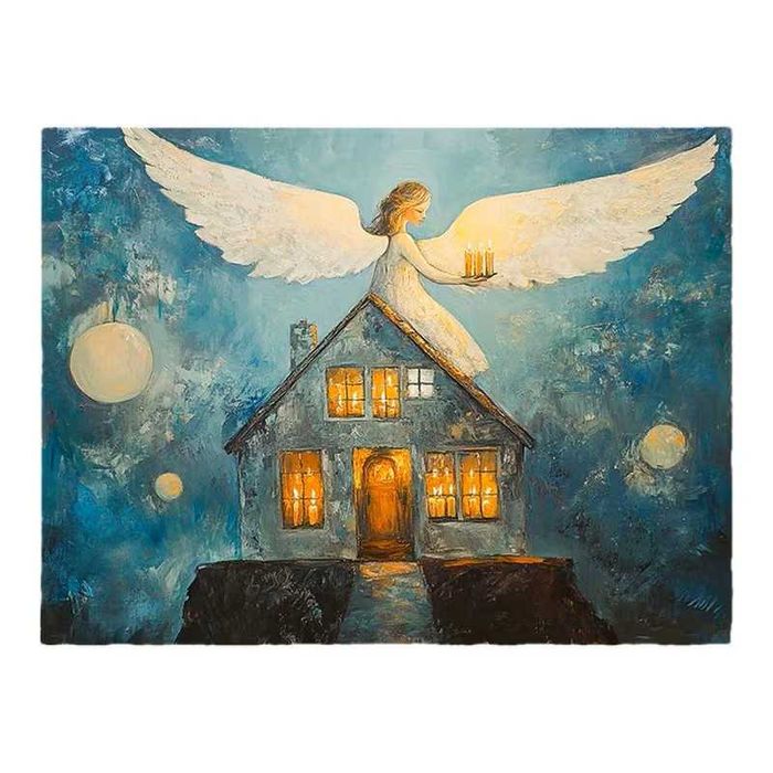 Obraz na płótnie z Aniołem Stróżem