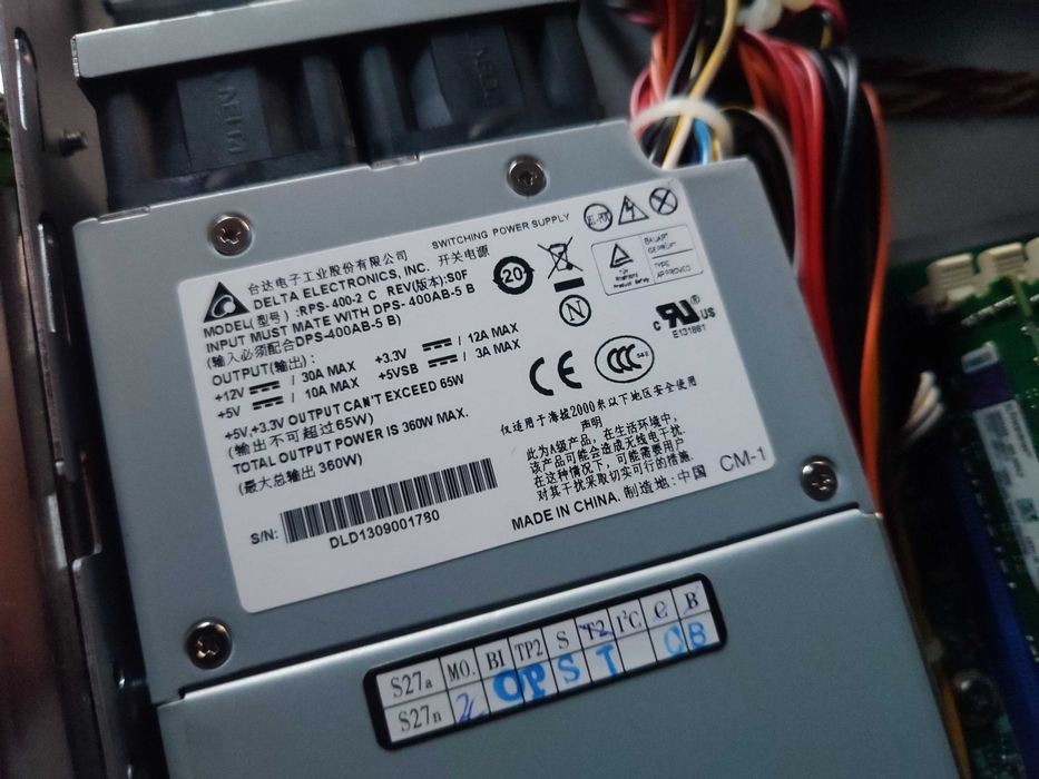 Serwer SR1695 pod NAS 4xHDD 3.5" bay + 6xSATA