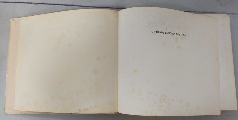 O Grande livro da Costura. Primeira Edição