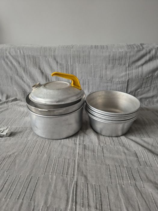 Naczynia turystyczne aluminium